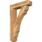Ekena Millwork Olympic Craftsman Rough Sawn Bracket w/ Offset Brace, Western Red Cedar, 6"W x 24"D x 36"H BKT0604X24X36OLY04RWR - alternate 1